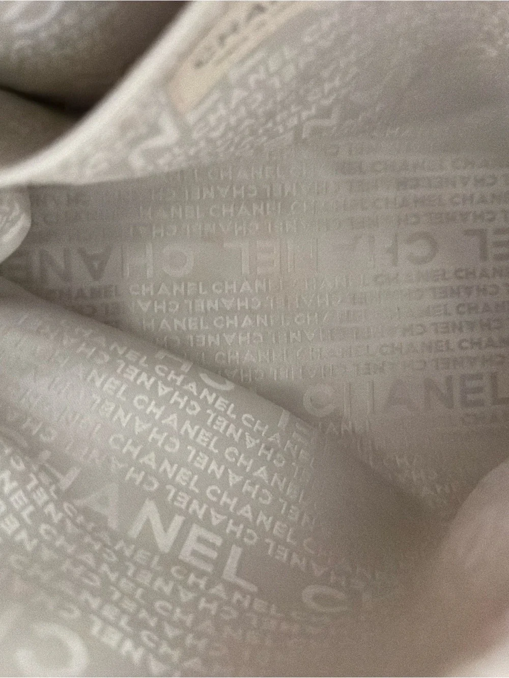 Chanel jacket interior tag